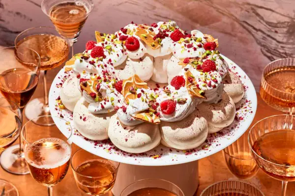 Karmelizowana biała czekolada Pavlova