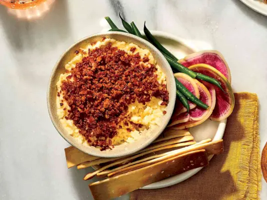 Rillettes z Cheddarem