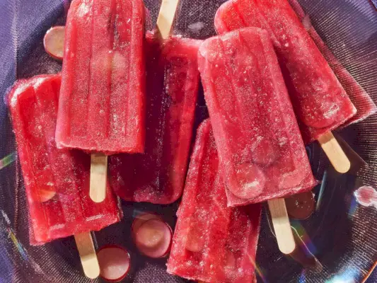 Ricetta dei ghiaccioli Margarita all'uva