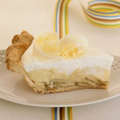 Torta alla crema di banane