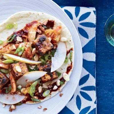 Chrumkavé tofu tacos