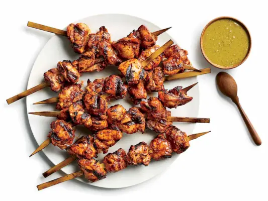Espetos de Frango Peruanos