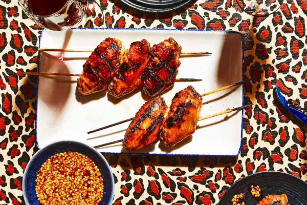 Asas de Frango Grelhado com Jaew