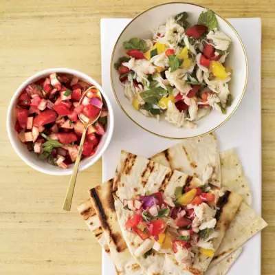 Tacos di granchio speziati