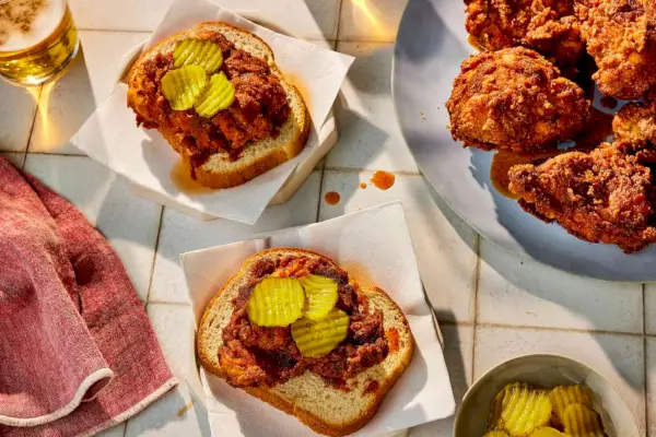 Nashville gorący smażony kurczak