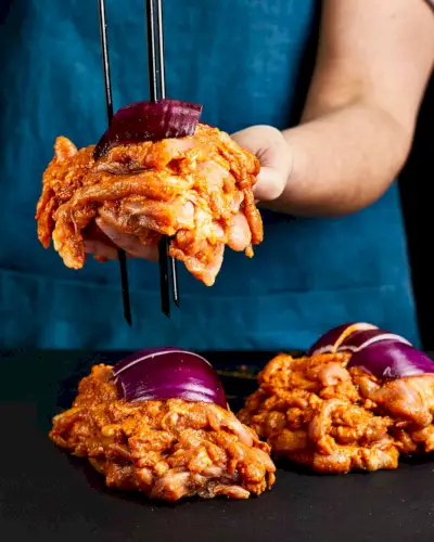 뒷마당 치킨 샤와르마 기술