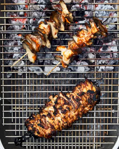뒷마당 치킨 샤와르마 기술