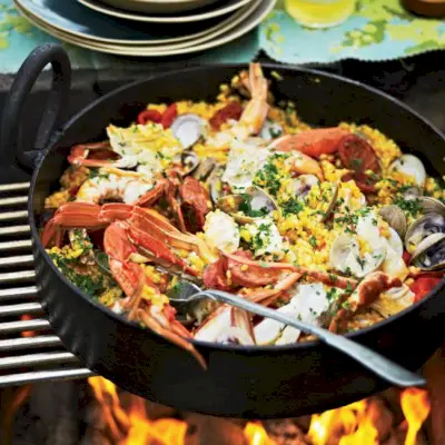 Paella grillée facile