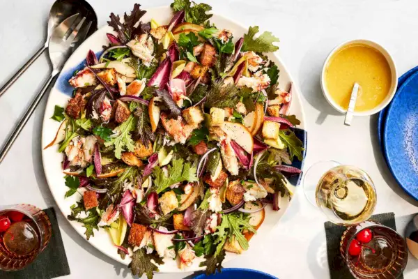 Dungeness-Krabbensalat