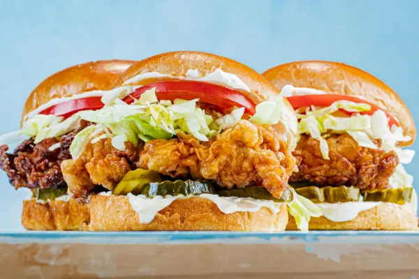 Receta de sándwich de pollo frito súper crujiente