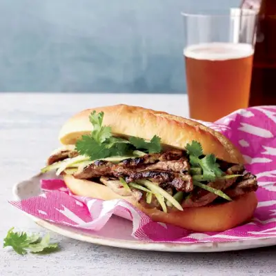 Banh Mi De Cerdo A La Parrilla