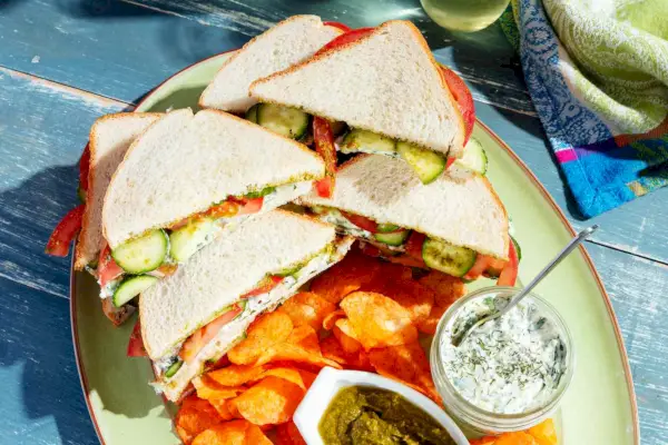 El mejor sándwich de pepino