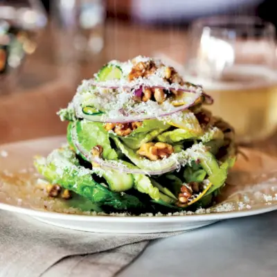 Salada Little Gem com Vinagrete de Limão