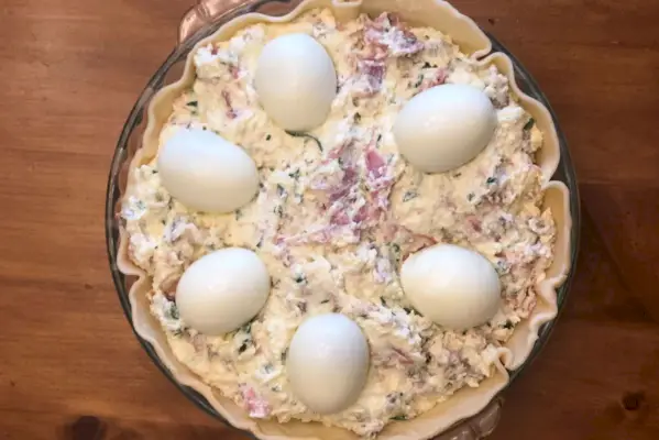 garniture de pizza rustique Pâques