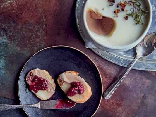 Pâté de Foie de Canard au Conservatoire de Mûres