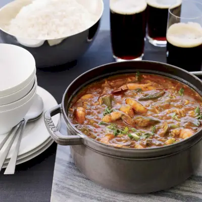 Gumbo aux crevettes et au crabe