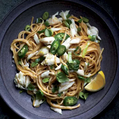 Spaghettis De Crabe Épicés