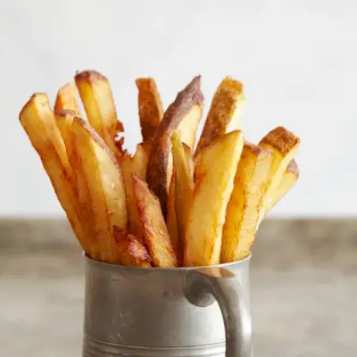Dreimal gekochte Pommes