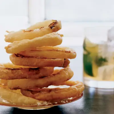 Knusprige Zwiebelringe