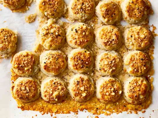 Dvojzložkové parmezánové sušienky
