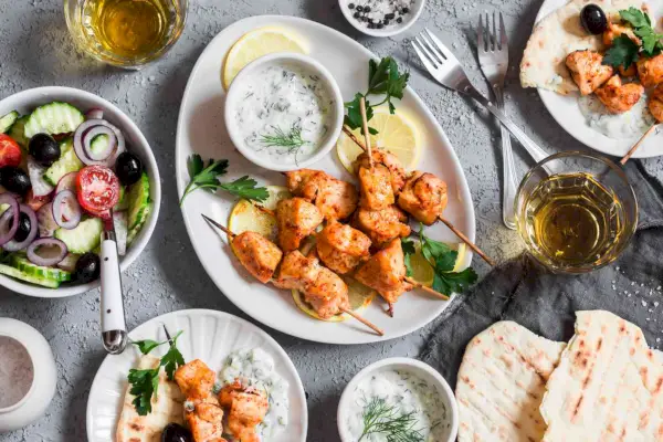 Hühnchen-Souvlaki