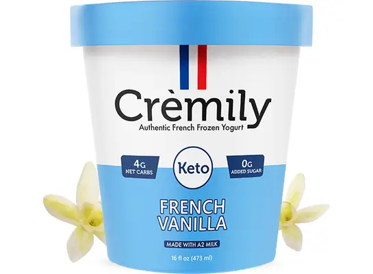 Cremily French Frozen Yogurt, Vanilla
