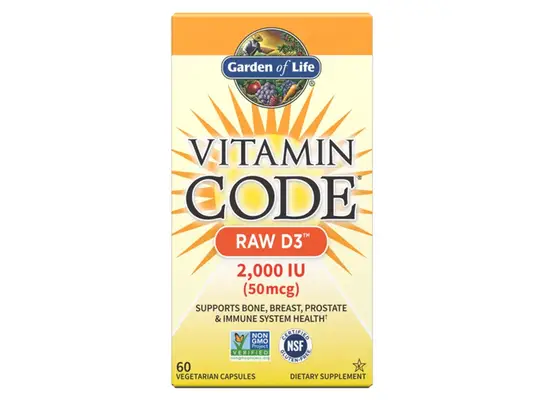 Garden of Life Vitamin Code Raw D3