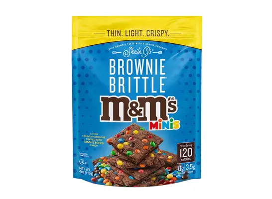 a bag of brownie brittle m & m