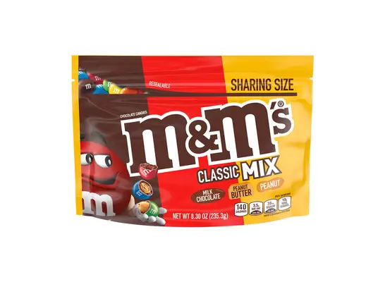 a bag of classic mix m & m