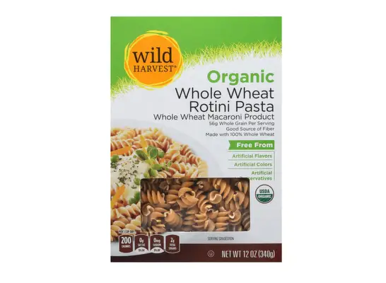 Wild Harvest Organic Whole Wheat Rotini Pasta