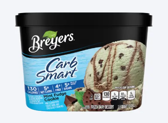 Breyers CarbSmart Mint Fudge Cookie