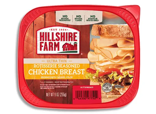 Hillshire Farm Ultra Thin Sliced Rotisserie Seasoned Chicken Breast