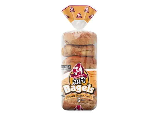 Aunt Millie Brown Sugar Swirl Soft Bagels