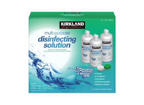 Kirkland Signature lens solution