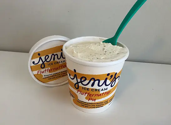open container of jeni