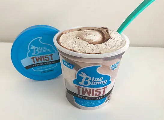 blue bunny twist open container