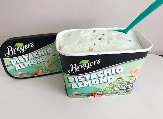 open container of breyer