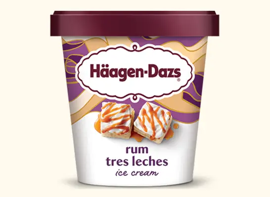 Häagen Dazs: Rum Tres Leches Ice Cream