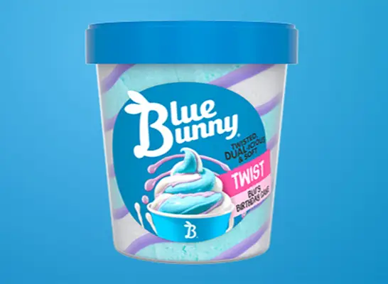 Blue Bunny: Twist Pints Blu