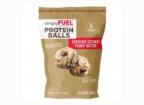 Simply Fuel Chocolate Coconut Peanut Butter Protein Balls