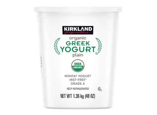 Kirkland Signature Organic Plain Nonfat Yogurt