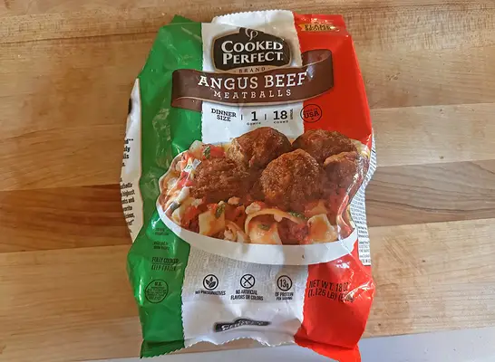 Cooked Perfect Angus Beef Meatballs