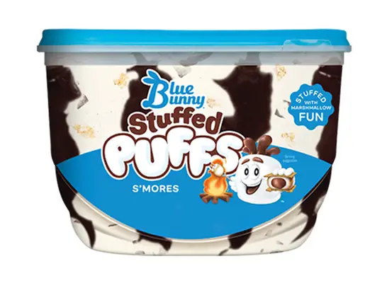 Blue Bunny Stuffed Puffs S