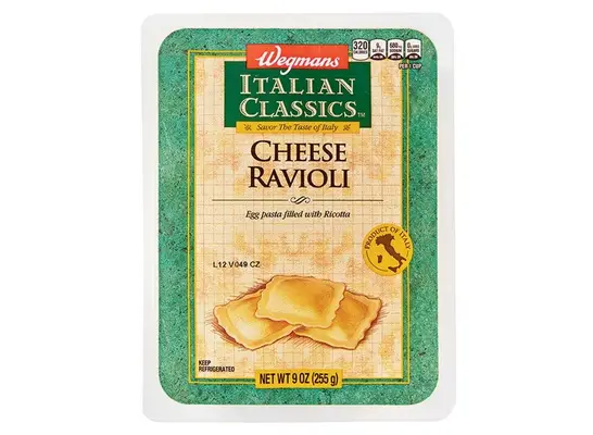 Wegmans Organic Cheese Ravioli