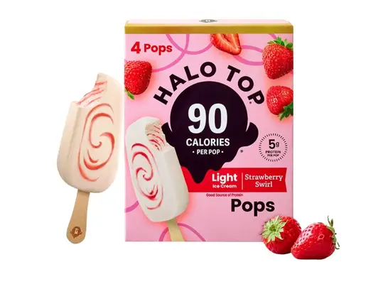 Halo Top Strawberry Swirl