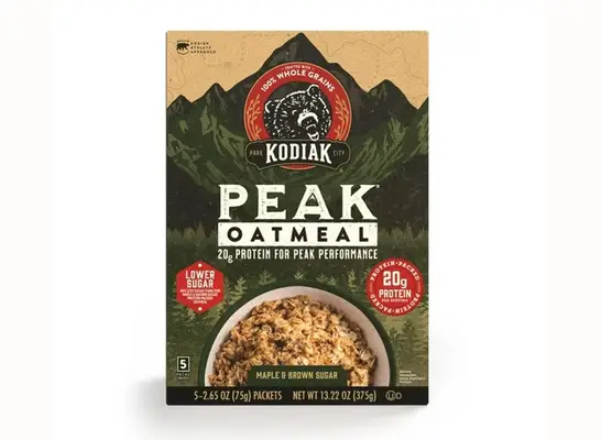 Kodiak PEAK Maple and Brown Sugar Oatmeal