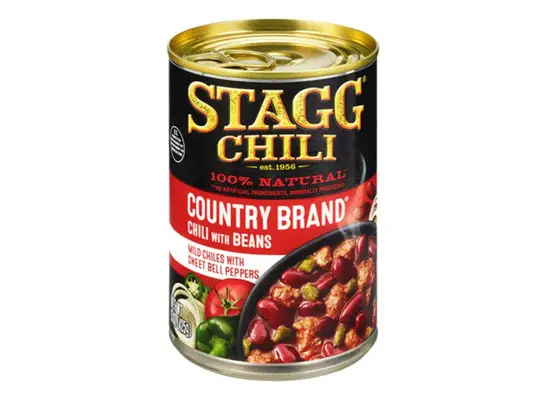 Stagg Country Brand Chili With Beans