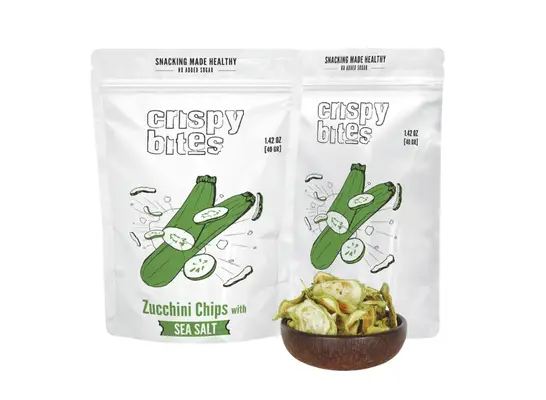 bags on zucchini chips