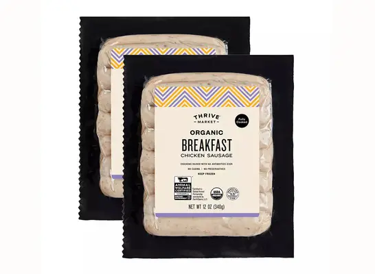 Thrive Market Organic Spinach & Garlic Chicken Sausage