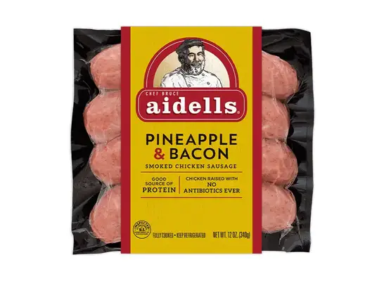 Aidells Pineapple Bacon Chicken Sausage